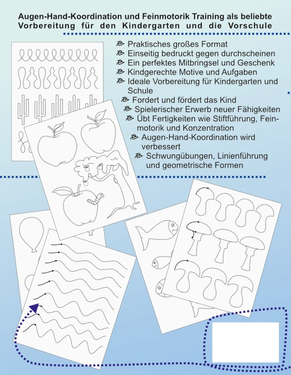 Ein Klick auf das Bild leitet dich zu AMAZON.DE weiter Tolle Schwungübungen ab 4 Jahren Rückseite