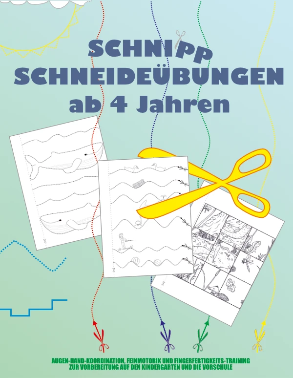 Schnipp Schneideübungen ab 4 Jahren
Buch-Cover