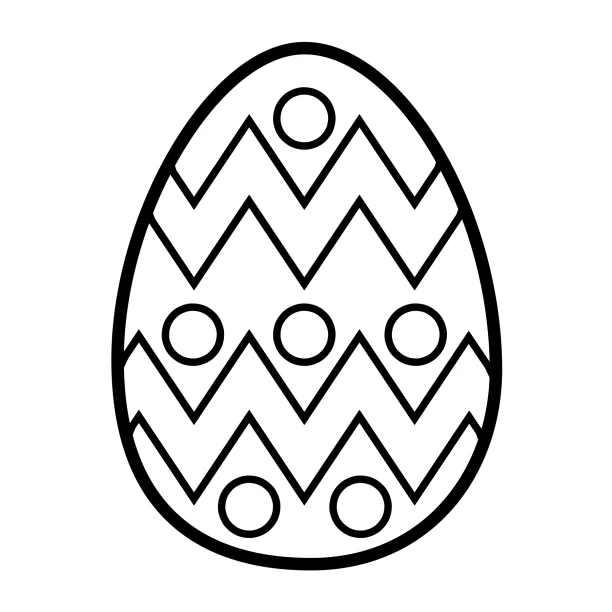 Kritzel Krakel Malbuch Ostereier ab 2 Jahren Kinder Anfänger Seite 71 Osterei Muster