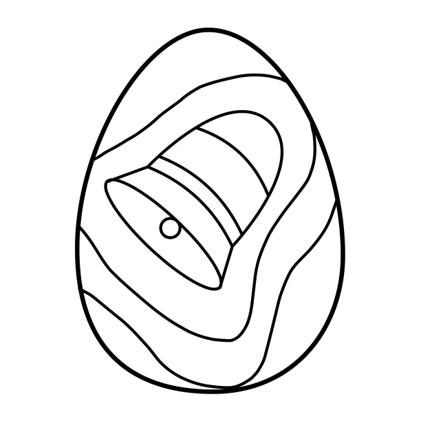 Ostereier Malbuch für Jungs und Mädchen ab 6 Jahren Seite 77 Osterei mit Muster