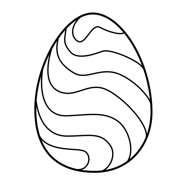 Ostereier Malbuch für Jungs und Mädchen ab 6 Jahren Seite 97 Osterei mit Muster